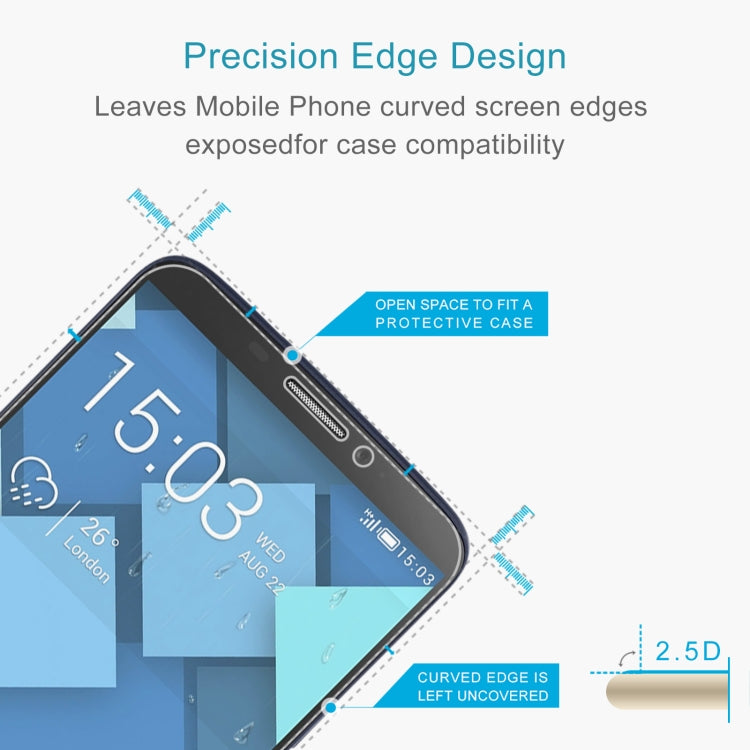 10 PCS 0.26mm 9H 2.5D Tempered Glass Film For Alcatel Hero N3 8020