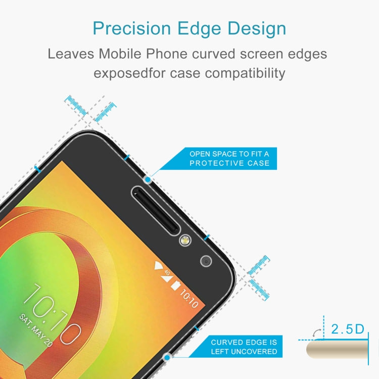 10 PCS 0.26mm 9H 2.5D Tempered Glass Film For Alcatel A3