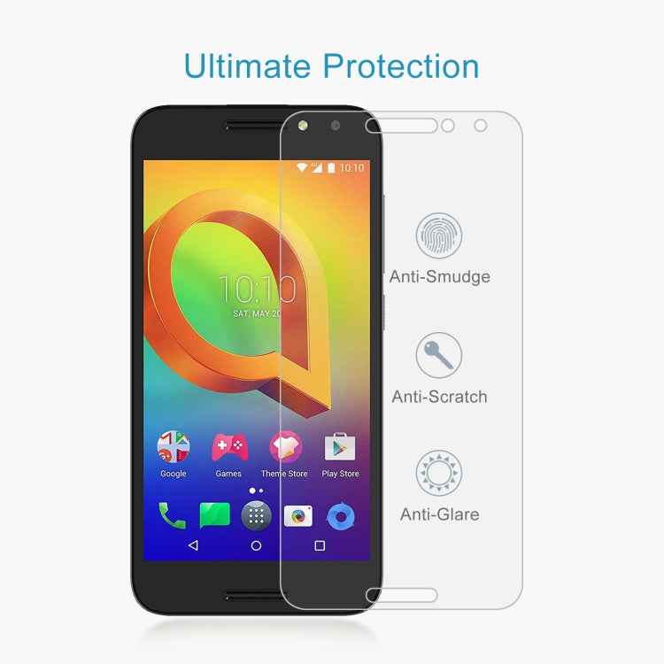 10 PCS 0.26mm 9H 2.5D Tempered Glass Film For Alcatel A3