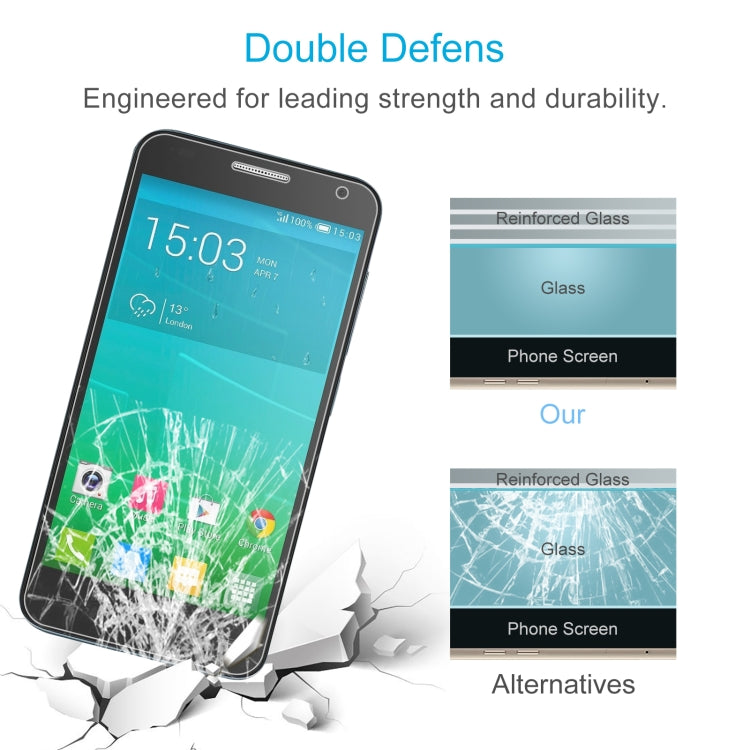 10 PCS 0.26mm 9H 2.5D Tempered Glass Film For Alcatel OT-6036Y