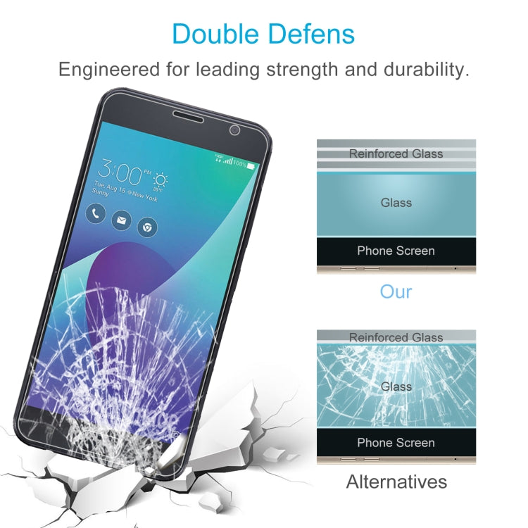 10 PCS 0.26mm 9H 2.5D Tempered Glass Film For Asus ZenFone 4V V520KL