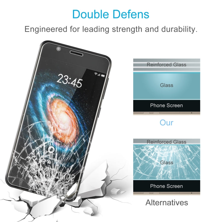 10 PCS 0.26mm 9H 2.5D Tempered Glass Film For Asus ZenFone Pegasus 4A ZB500TL