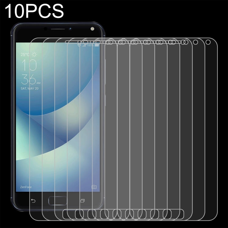 10 PCS 0.26mm 9H 2.5D Tempered Glass Film For Asus ZenFone 4 Max Plus ZC550TL