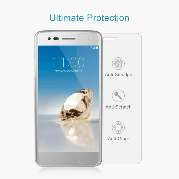 10 PCS 0.26mm 9H 2.5D Tempered Glass Film For LG Aristo