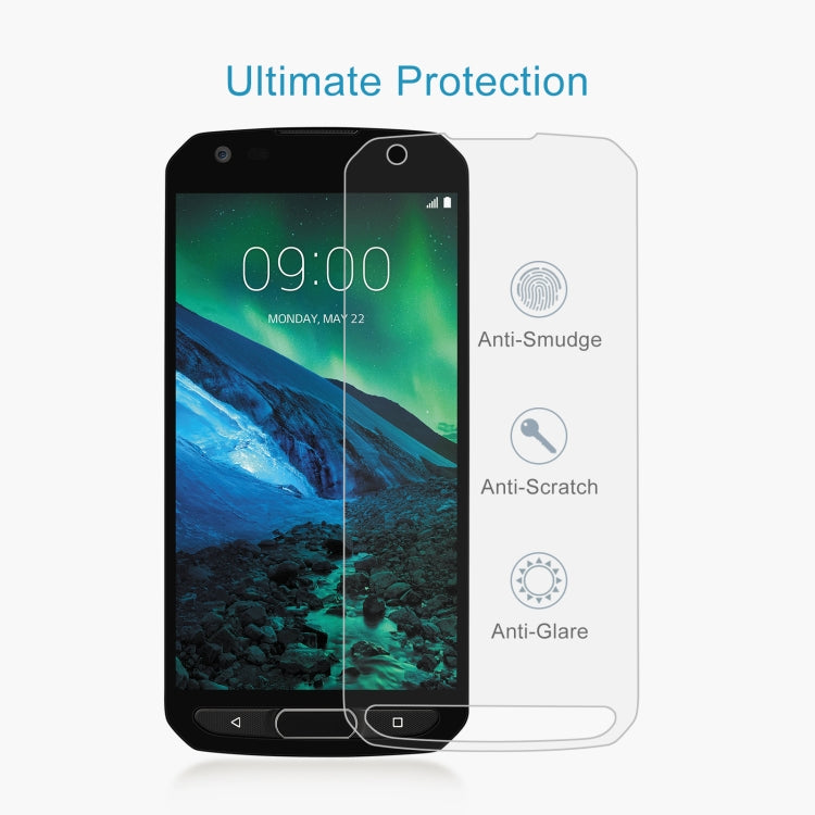 10 PCS 0.26mm 9H 2.5D Tempered Glass Film For LG X venture