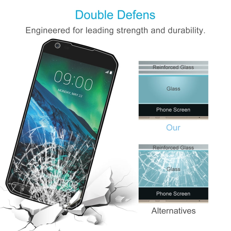 10 PCS 0.26mm 9H 2.5D Tempered Glass Film For LG X venture