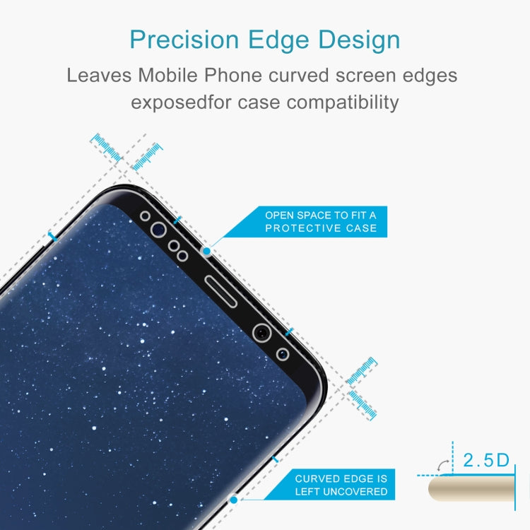 10 PCS 0.26mm 9H 2.5D Tempered Glass Film For Samsung Galaxy S8+ / G955A