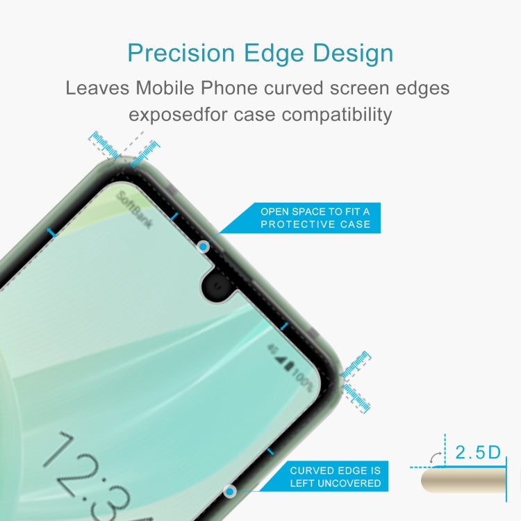 10 PCS 0.26mm 9H 2.5D Tempered Glass Film For Sharp Aquos R2