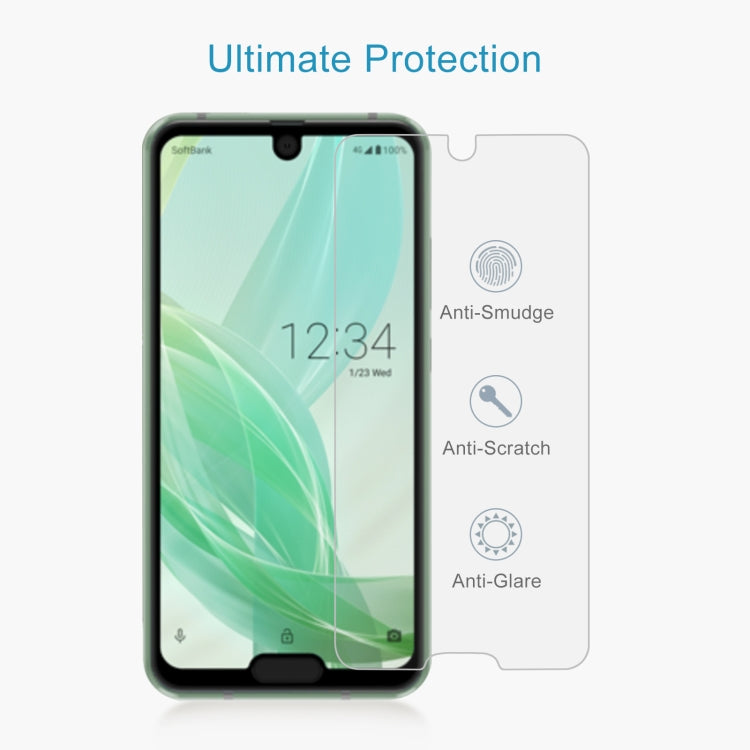 10 PCS 0.26mm 9H 2.5D Tempered Glass Film For Sharp Aquos R2
