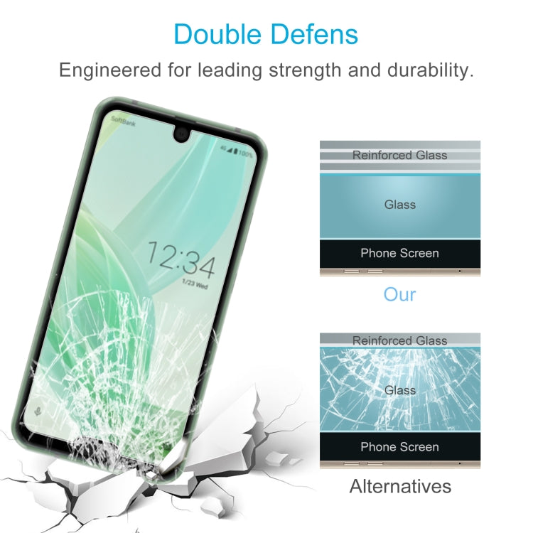 10 PCS 0.26mm 9H 2.5D Tempered Glass Film For Sharp Aquos R2