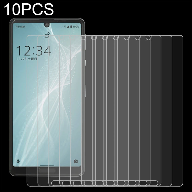 10 PCS 0.26mm 9H 2.5D Tempered Glass Film For Sharp Aquos Sense4 Lite