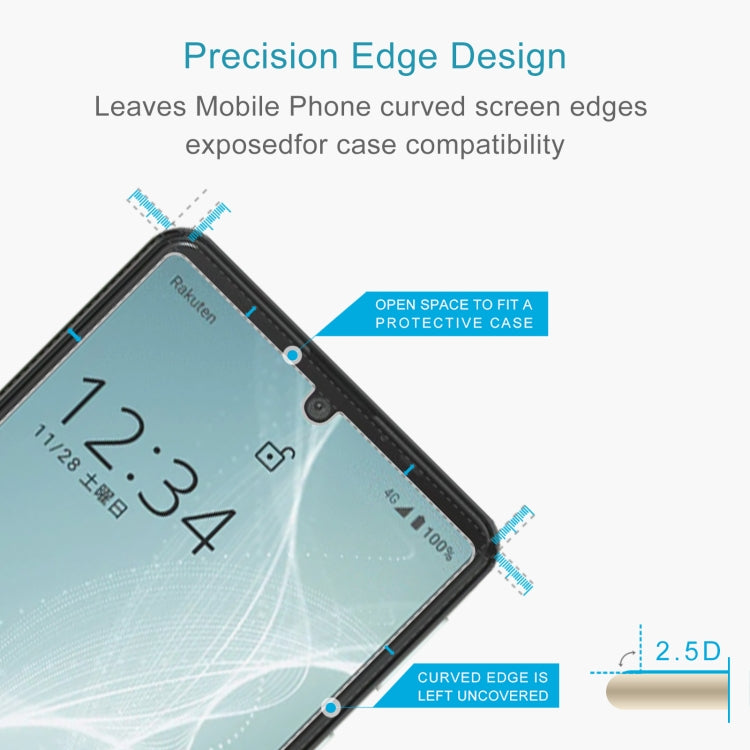 10 PCS 0.26mm 9H 2.5D Tempered Glass Film For Sharp Aquos Sense4 Lite