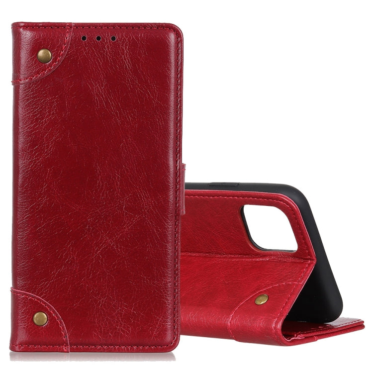 For Galaxy S10 Lite / A91 Copper Buckle Nappa Texture Horizontal Flip Leather Case with Holder & Card Slots & Wallet