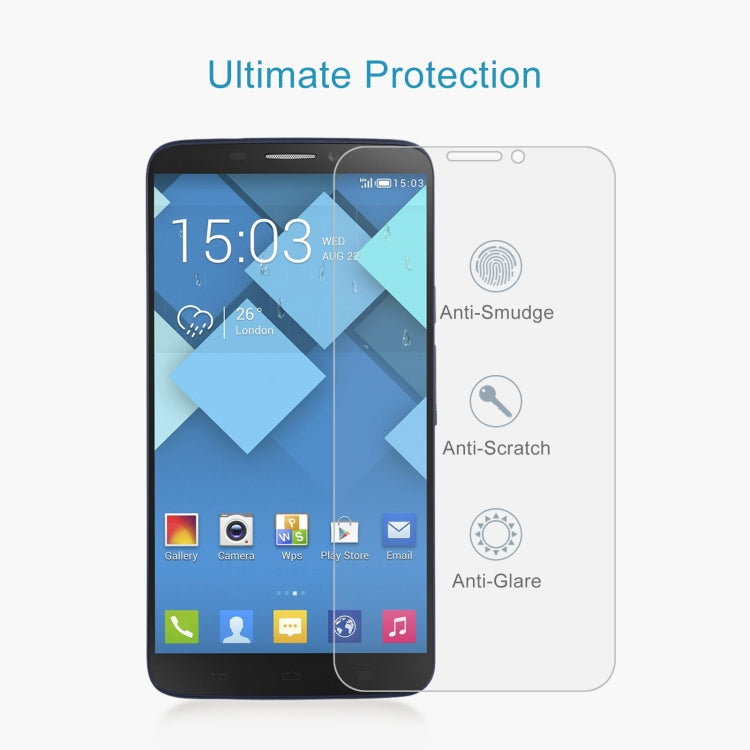 50 PCS 0.26mm 9H 2.5D Tempered Glass Film For Alcatel Hero N3 8020