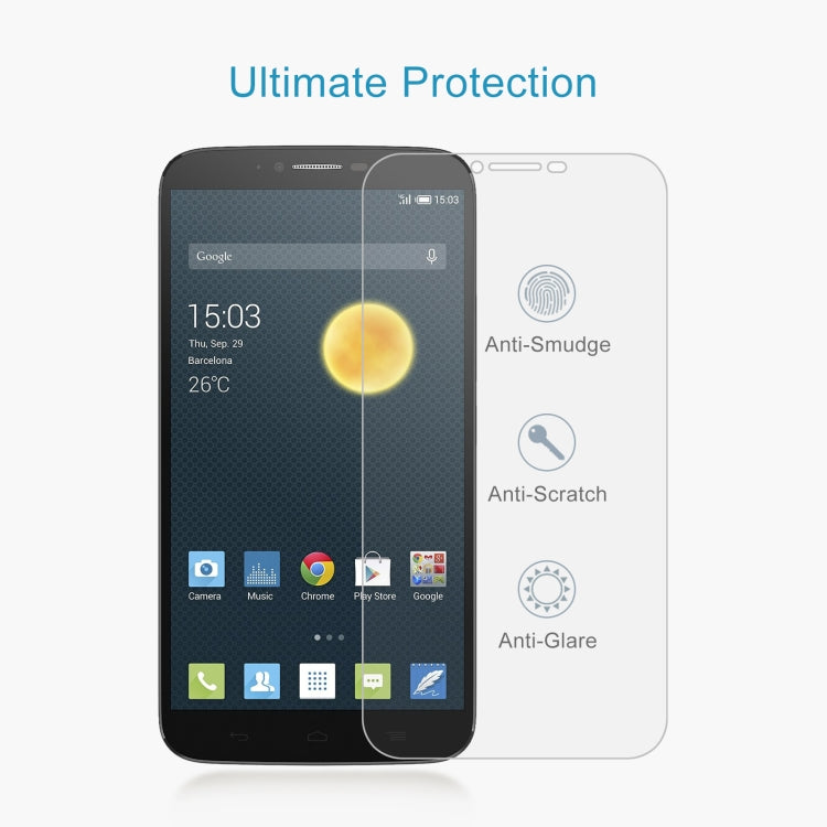 50 PCS 0.26mm 9H 2.5D Tempered Glass Film For Alcatel One Touch Hero 2