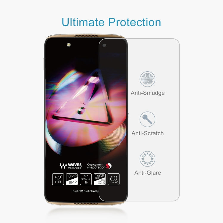 50 PCS 0.26mm 9H 2.5D Tempered Glass Film For Alcatel One Touch Idol 4