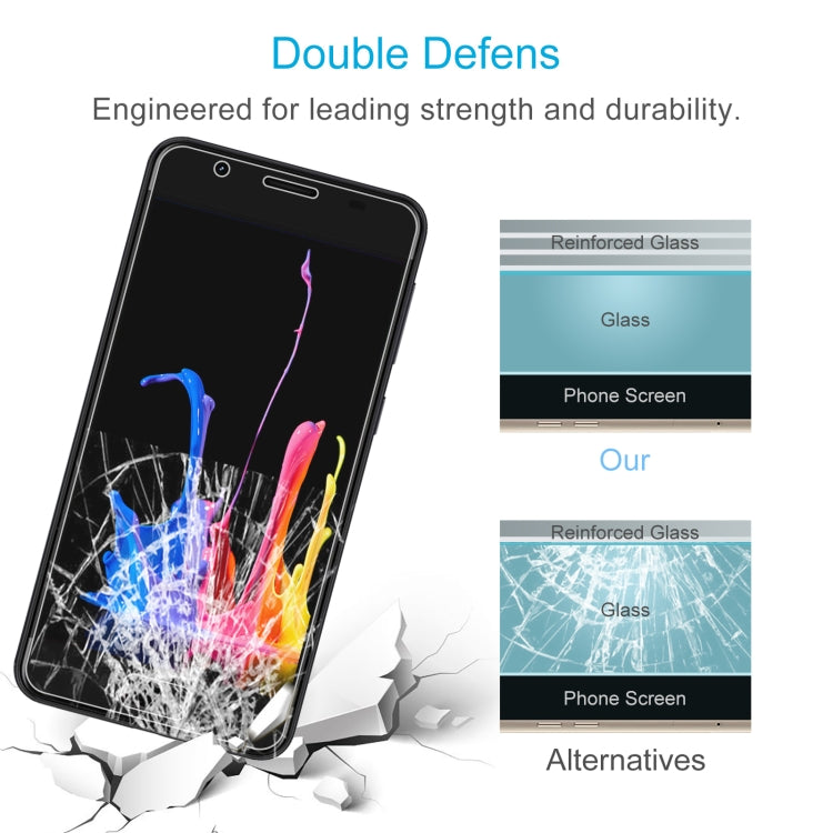 50 PCS 0.26mm 9H 2.5D Tempered Glass Film For Asus ZenFone 4 Max ZB500TL