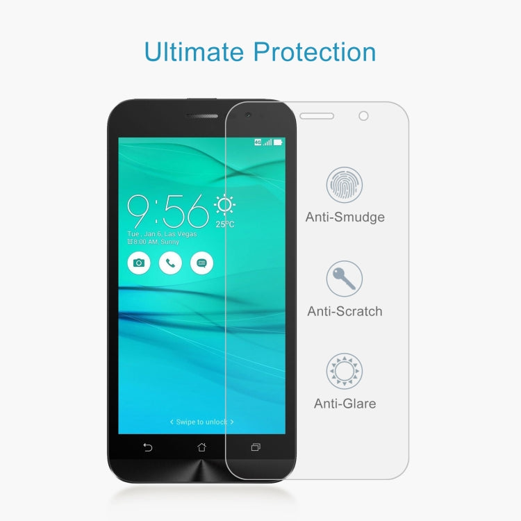 50 PCS 0.26mm 9H 2.5D Tempered Glass Film For Asus ZenFone Go / ZB500KG