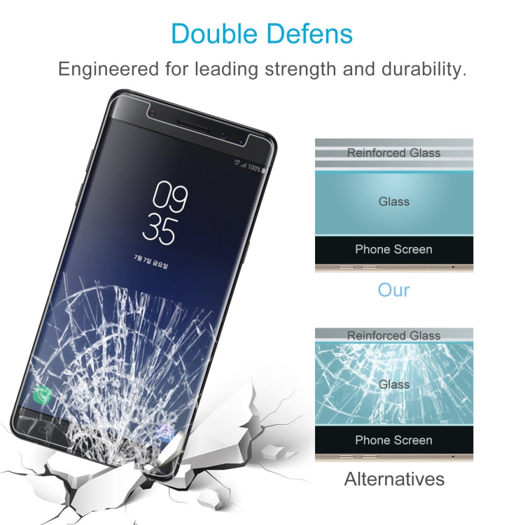 50 PCS 0.26mm 9H 2.5D Tempered Glass Film For Samsung Galaxy Note FE