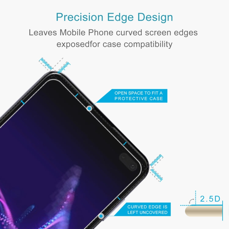 50 PCS 0.26mm 9H 2.5D Tempered Glass Film For Sharp Aquos Sense 4 Plus