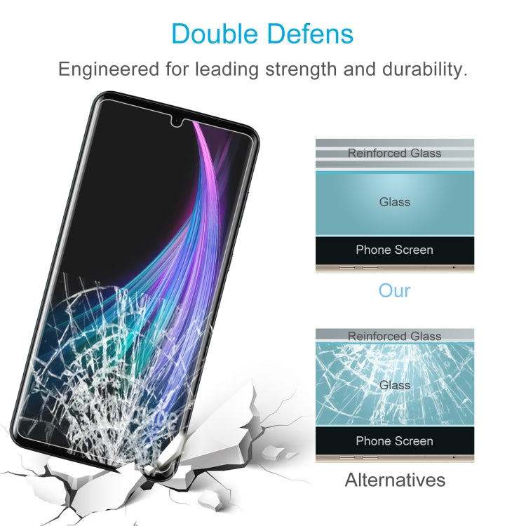 50 PCS 0.26mm 9H 2.5D Tempered Glass Film For Sharp Aquos Zero 2
