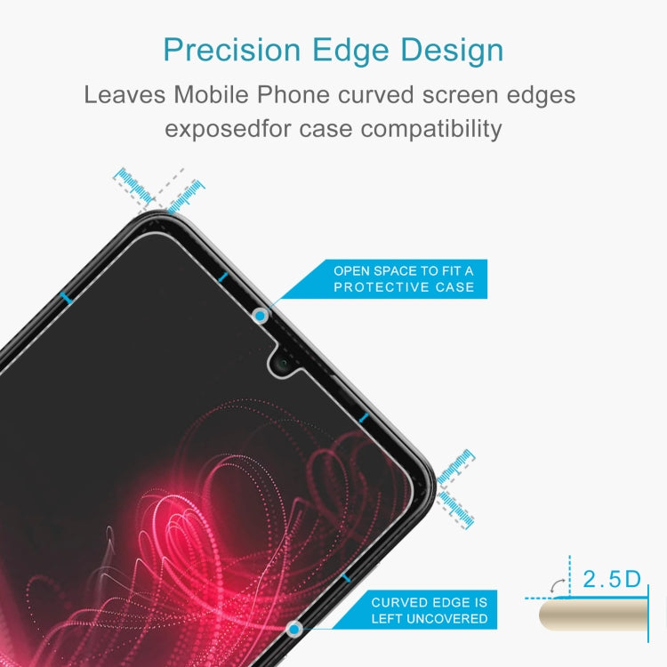 50 PCS 0.26mm 9H 2.5D Tempered Glass Film For Sharp Aquos Zero 5G