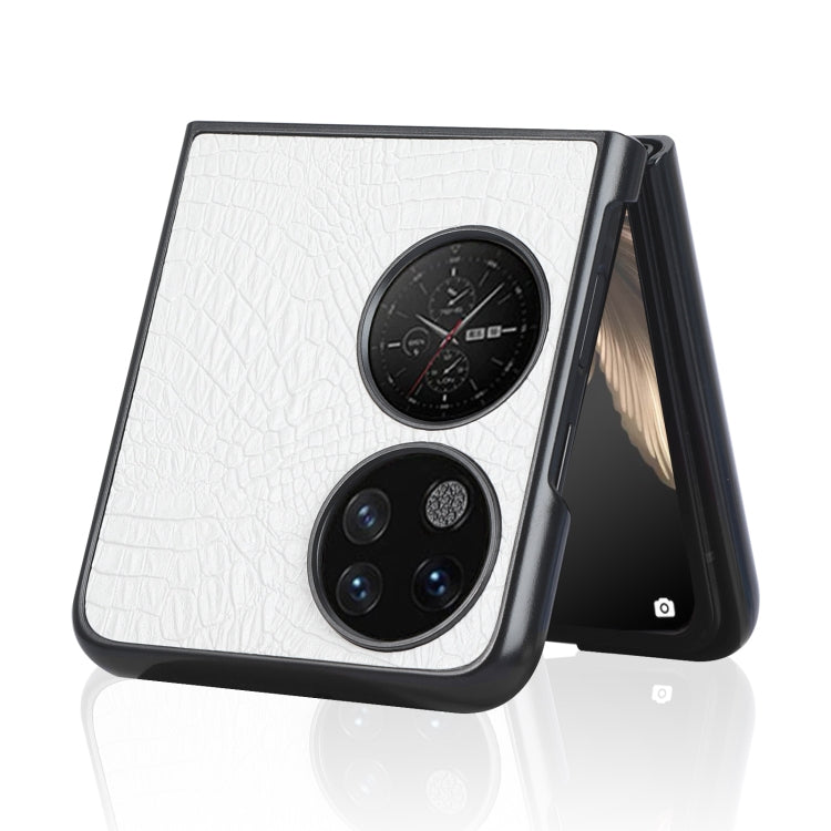 For Huawei P50 Pocket Crocodile Texture Folding Phone Case