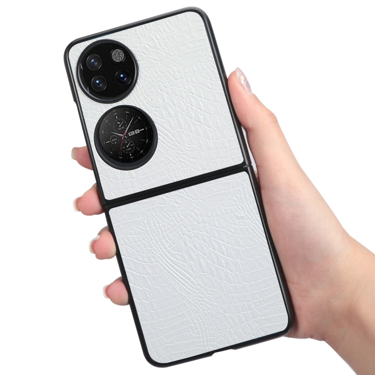 For Huawei P50 Pocket Crocodile Texture Folding Phone Case