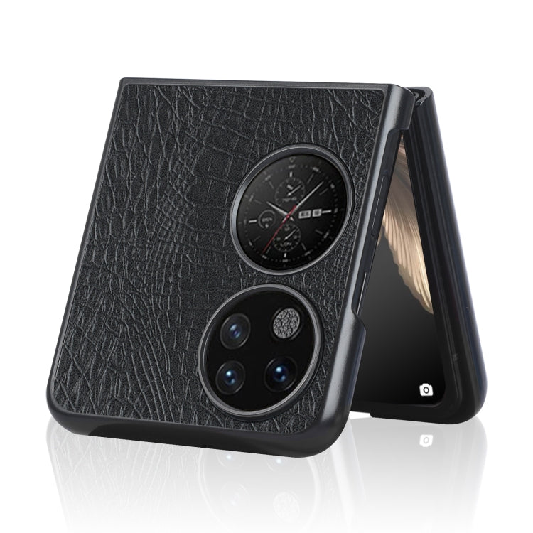 For Huawei P50 Pocket Crocodile Texture Folding Phone Case