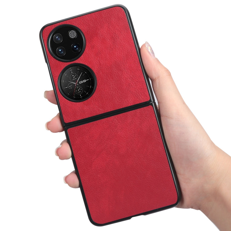 For Huawei P50 Pocket Lychee Texture Folding Phone Case