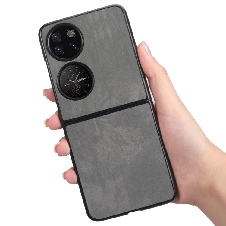 For Huawei P50 Pocket Lychee Texture Folding Phone Case