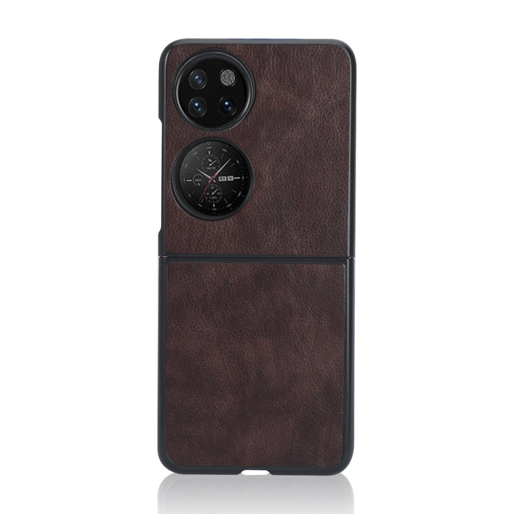 For Huawei P50 Pocket Lychee Texture Folding Phone Case