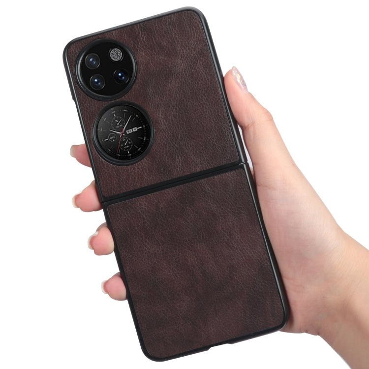 For Huawei P50 Pocket Lychee Texture Folding Phone Case