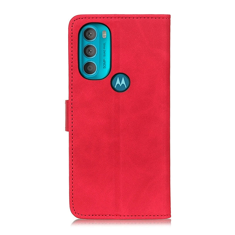 For Motorola Moto G71 5G KHAZNEH Retro Texture Horizontal Flip Leather Phone Case