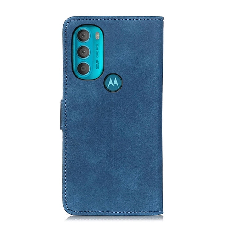 For Motorola Moto G71 5G KHAZNEH Retro Texture Horizontal Flip Leather Phone Case