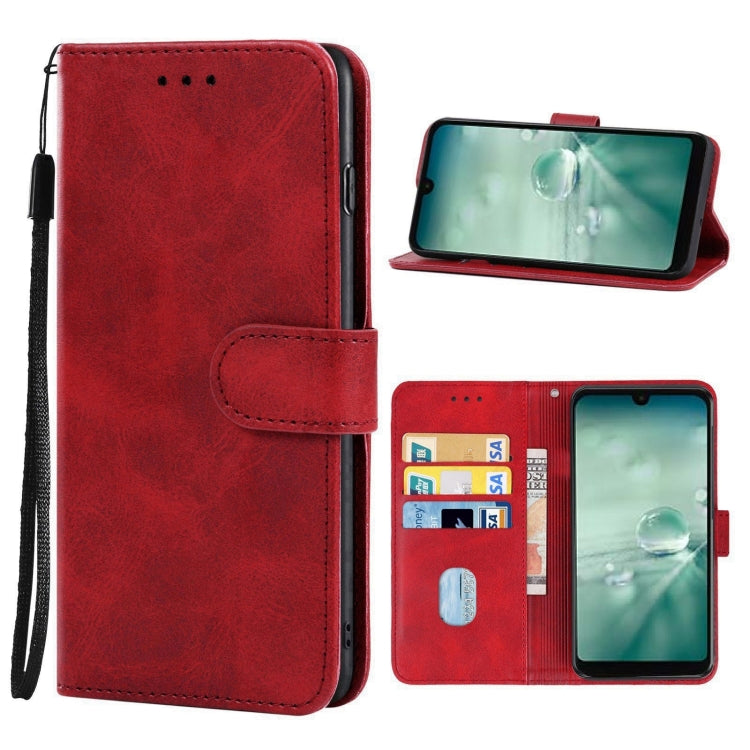 Leather Phone Case For Sharp Aquos Wish