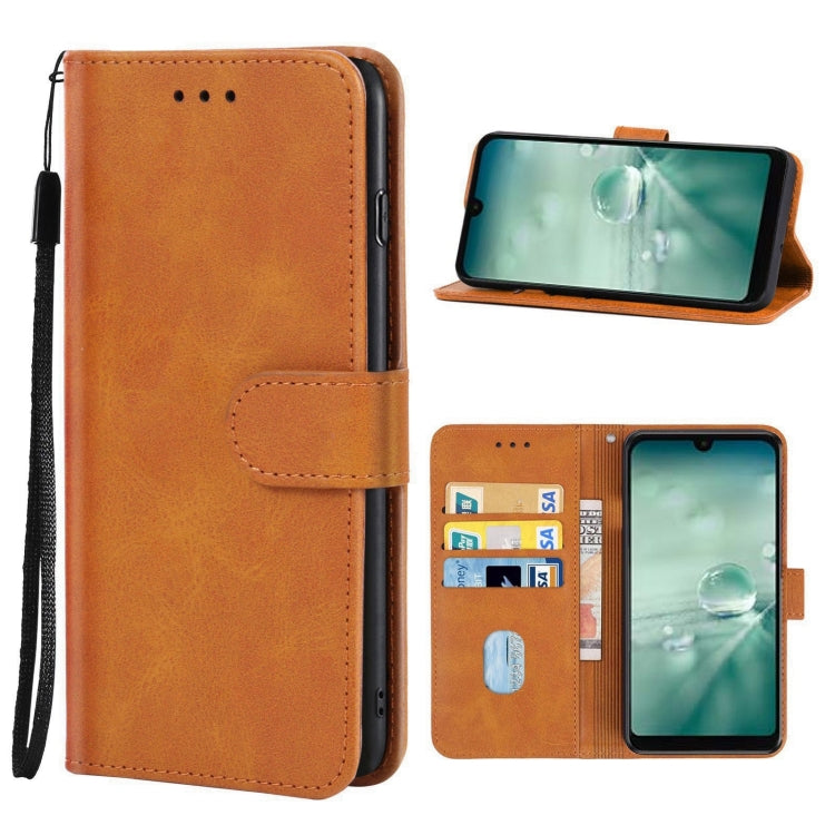 Leather Phone Case For Sharp Aquos Wish