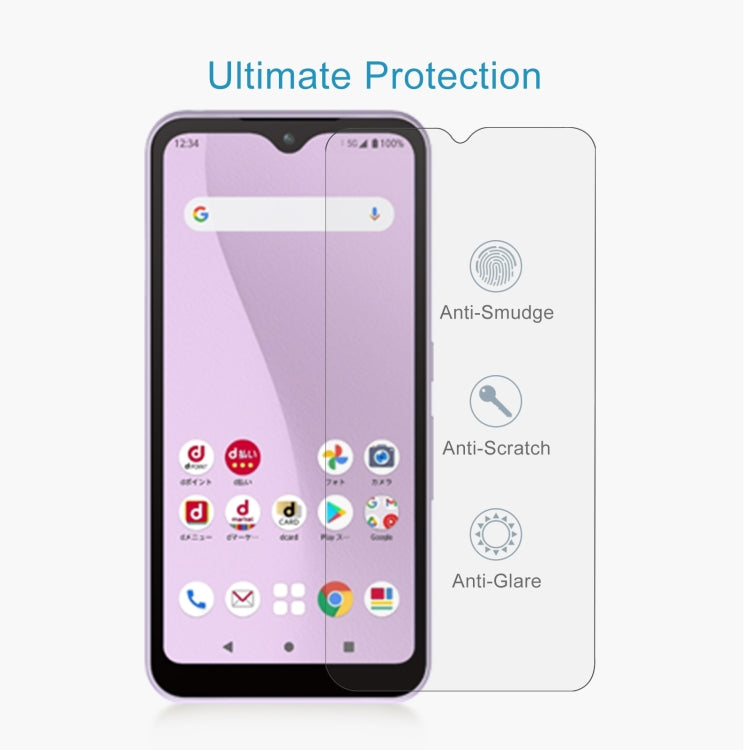10 PCS 0.26mm 9H 2.5D Tempered Glass Film For Fujitsu Arrows WE