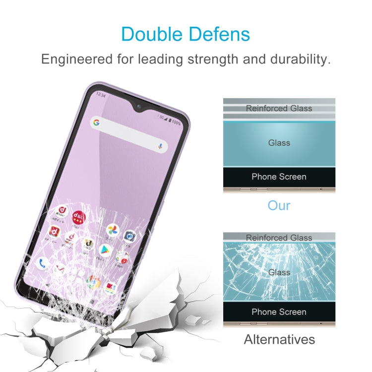 10 PCS 0.26mm 9H 2.5D Tempered Glass Film For Fujitsu Arrows WE