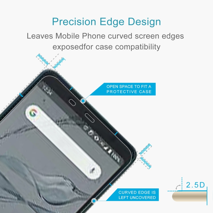 10 PCS 0.26mm 9H 2.5D Tempered Glass Film For Fujitsu Arrows Be3