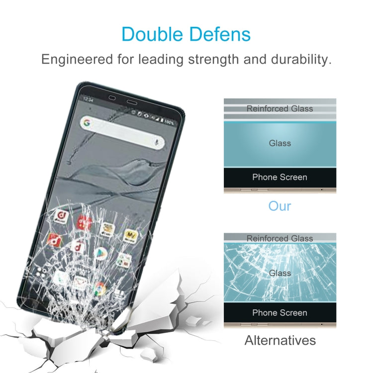 10 PCS 0.26mm 9H 2.5D Tempered Glass Film For Fujitsu Arrows Be3