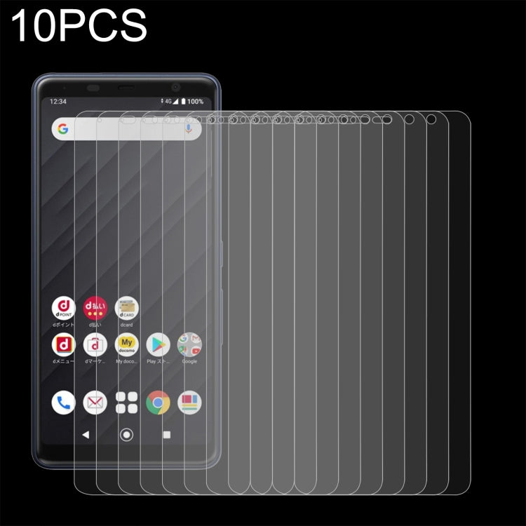 10 PCS 0.26mm 9H 2.5D Tempered Glass Film For Fujitsu Arrows Be4