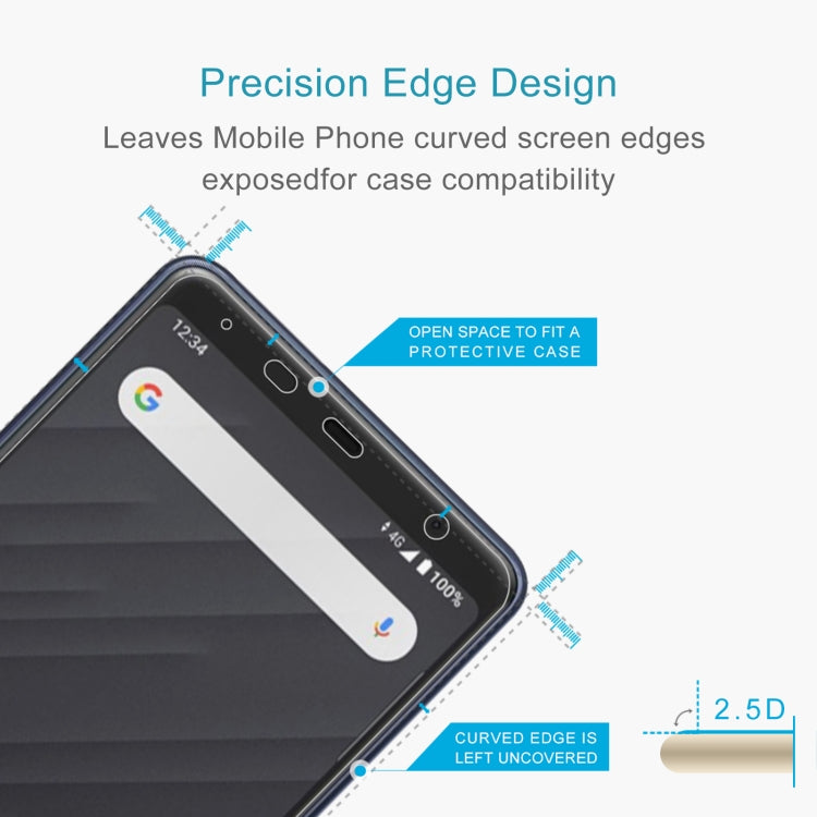 10 PCS 0.26mm 9H 2.5D Tempered Glass Film For Fujitsu Arrows Be4