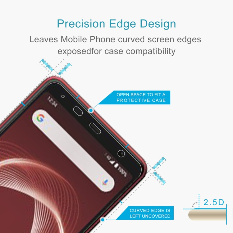 10 PCS 0.26mm 9H 2.5D Tempered Glass Film For Fujitsu Arrows Be4 Plus