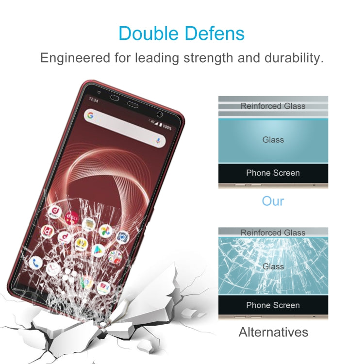 10 PCS 0.26mm 9H 2.5D Tempered Glass Film For Fujitsu Arrows Be4 Plus