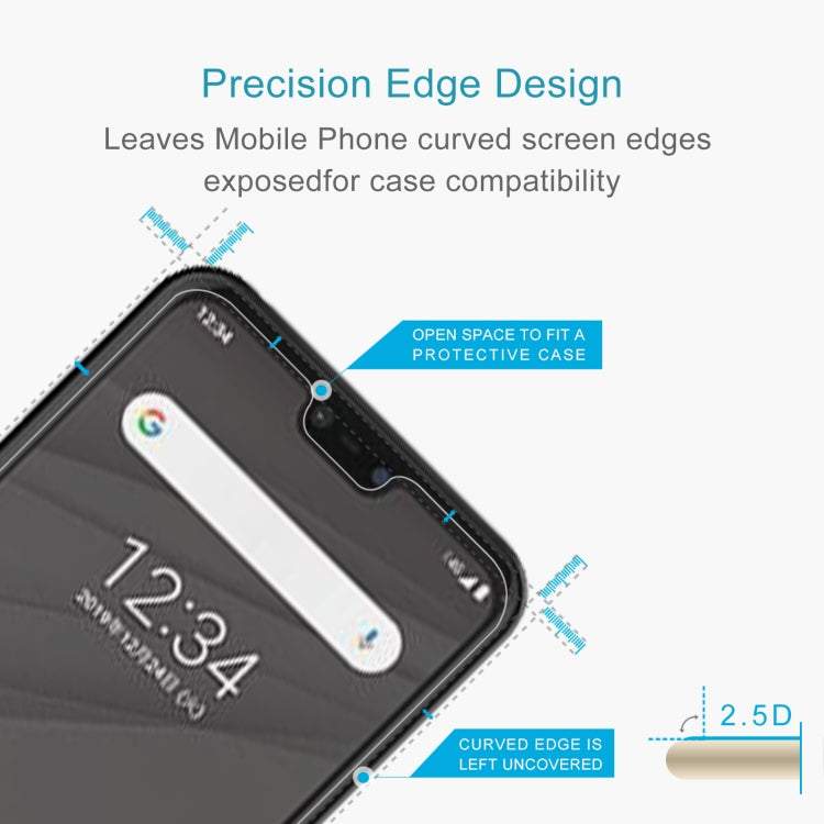 10 PCS 0.26mm 9H 2.5D Tempered Glass Film For Fujitsu Arrows M05