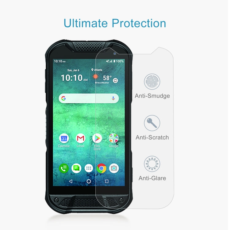 10 PCS 0.26mm 9H 2.5D Tempered Glass Film For Kyocera DuraForce PRO 2 AT&T