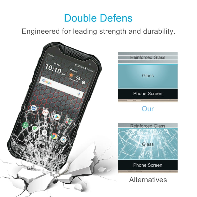 10 PCS 0.26mm 9H 2.5D Tempered Glass Film For Kyocera DuraForce PRO 2 FIRSTNET
