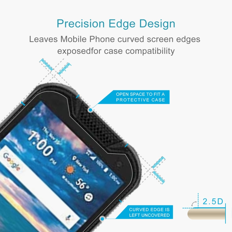 10 PCS 0.26mm 9H 2.5D Tempered Glass Film For Kyocera DuraForce PRO 2 Unlocked
