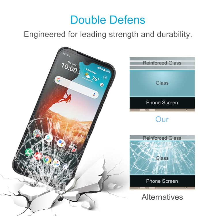 10 PCS 0.26mm 9H 2.5D Tempered Glass Film For Kyocera DuraSport 5G